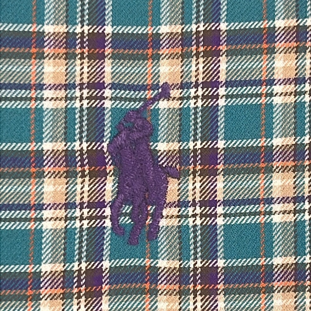 Ralph Lauren Men's Size Large Plaid Button Up Shirt Pre Owned - Picture 3 of 10